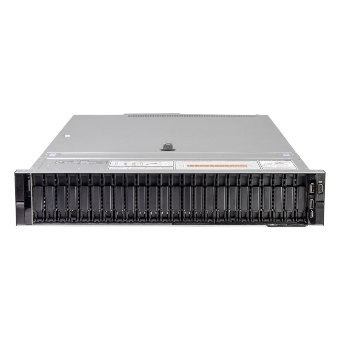 Server Dell PowerEdge R7515 24x2.5" with 1x EPYC 75F3, 512GB RAM, H740P, 2x 400GB SSD SAS 12G MU 2.5", 8x 3.84TB SSD SAS 12G RI 2.5", 2x10GbE, 2x PSU 1100W, rails, iDRAC9 Enterprise