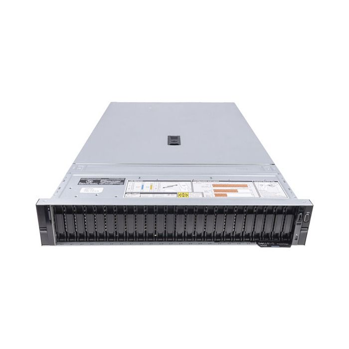Server Dell PowerEdge R7525 24x2.5" with 2x AMD EPYC 7702, 32GB RAM, H355, 2x 960GB SSD SATA 2.5", 2x1GbE RJ45, 2x PSU, rails, iDRAC 9