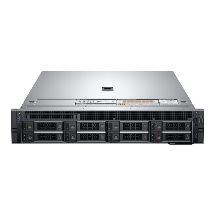 Server Dell PowerEdge R7525 8x3.5" with 2x EPYC 7262, 32GB RAM, H345, 2x 960GB SSD SATA 2.5", 2x PSU 1400W, rails, iDRAC9 Enterprise