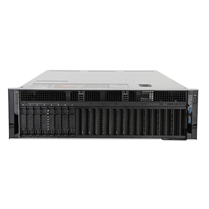 Server Dell PowerEdge R940 8x2.5" with 4x Gold 5120, 512GB RAM, H730p, 4x 960GB SSD SATA 2.5", 4x1GbE, 2x PSU 1100W, rails, iDRAC9 Enterprise