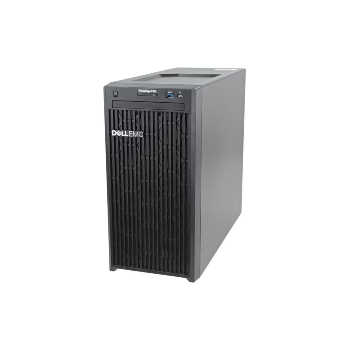 Server Dell PowerEdge T150 4x3.5" with E-2336, 16GB RAM, H355, 2x 960GB SSD SATA 2.5", 2x10GbE SFP+, 1x PSU 400W, iDRAC9 Enterprise