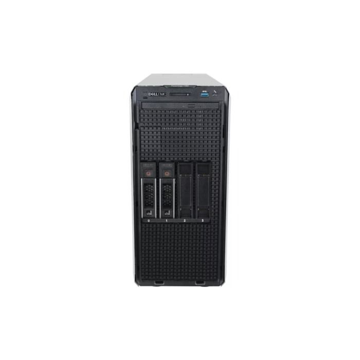 Server Dell PowerEdge T350 4x3.5" with 1x Intel E-2314, 32GB RAM, Karta BOSS-S1 z , 2x Dell 480GB SSD SATA 6G M.2 2280 RI, 2x10GbE SFP+, 2x PSU,