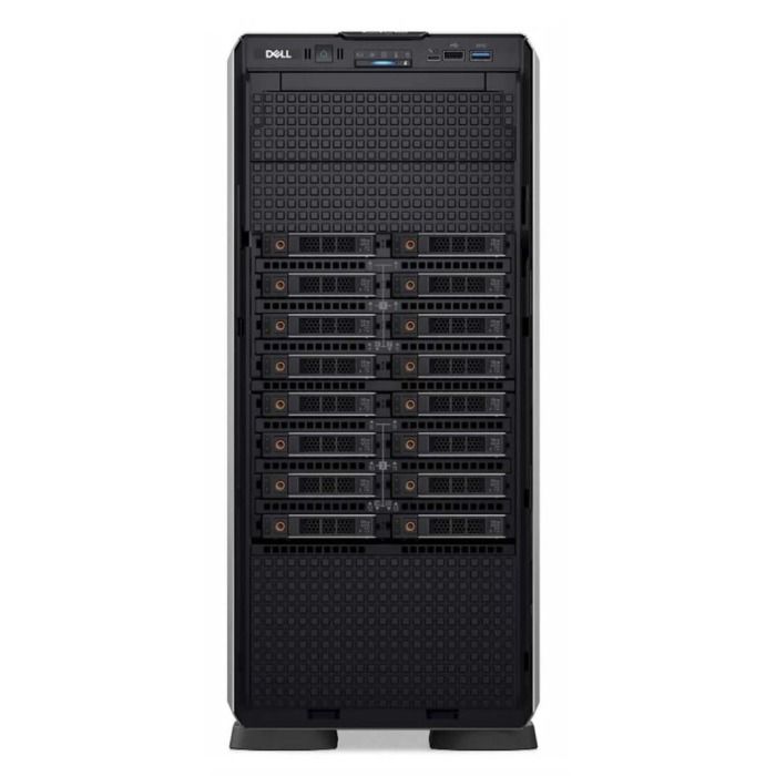Server Dell PowerEdge T550 16x2.5" with 2x Gold 6346, 64GB RAM, BOSS-S1 with 2x Dell 480GB SSD SATA 6G M.2 2280 RI, 2x10GbE SFP+, 2x PSU, iDRAC 9