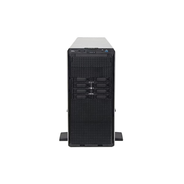 Server Dell PowerEdge T550 8x3.5" with 1x Gold 5315Y, 128GB RAM, H755, BOSS-S2 with 2x Dell 480GB SSD SATA RI M.2, 4x 3.2TB SSD SAS 12G MU 2.5", 2x10GbE SFP+, 2x PSU 1400W, iDRAC9 Enterprise