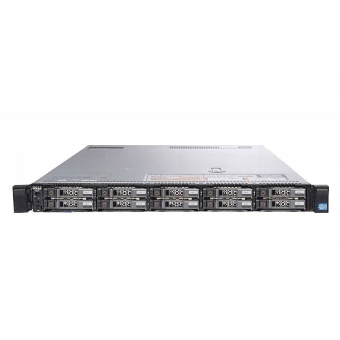 Server Dell R620 10x2.5" with 2xE5-2640v2, 32GB RAM, H710P, 2x480GB SSD SATA 2.5", 4x1GbE, 2xPSU, Rails, iDRAC 7 Enterprise