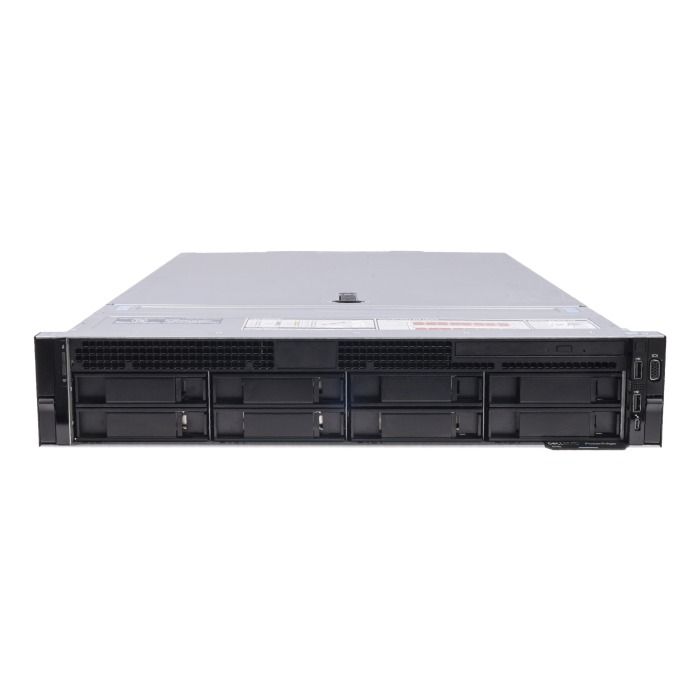 Server Dell R740 8x3.5" with 2x Silver 4112, 64GB RAM, H730P, 2x 480GB SSD SATA, 4x1GbE, 2xPSU, Rails, iDRAC 9 Enterprise