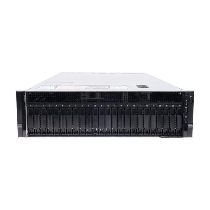 Server Dell R940 24x2.5" with 4x Gold 6134, 1TB RAM, H730P, 8x 1.2TB SAS 10K 6G 2.5", 4x1GbE, 2xPSU, Rails, iDRAC 9 Enterprise