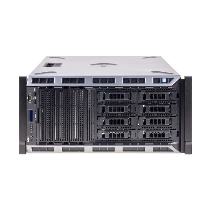 Server Dell T430 8x3.5" with 2xE5-2623 v3, 32GB RAM, H330, 2x480GB SSD SATA, 2xPSU, Rails, iDRAC 8 Enterprise
