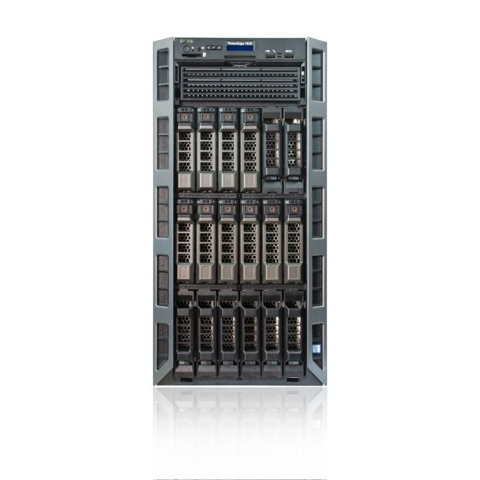 Server Dell T630 18x3.5" with 2xE5-2690 v4, 128GB RAM, H730, 2x 480GB SSD SATA 2.5", 2xPSU, Rails, iDRAC 8 Enterprise