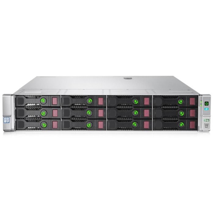 Server HPE DL380 G9 12x3.5" with 2xE5-2667 v4, 32GB, P840, 2x960GB SSD SATA 2.5", 2xPSU, Rails, iLO Advanced
