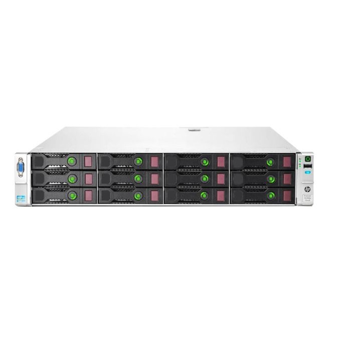 Server HPE ProLiant DL380P 12x3.5" with 2xE5-2643, 32GB, P420, 2x480GB SSD SATA 2.5", 2x 2xPSU, Rails, iLO Advanced