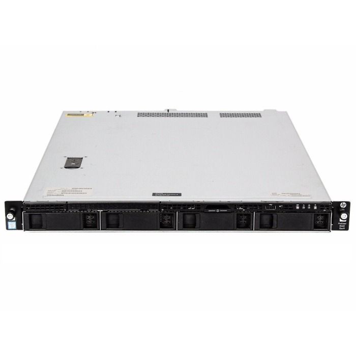Server HPE ProLiant DL60 Gen9 4x3.5" with 1x E5-2609v3, 32GB RAM, B140i, 2x 480GB SSD SATA 6G 2.5", 1x PSU, rails, iLO 4