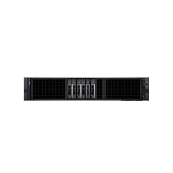 Serveur Dell PowerEdge R750xa 6x2.5" avec 2x Gold 6338, 2048GB RAM, H755N, BOSS-S2 avec 2x Dell 480GB SSD SATA RI M.2, 6x Dell 1.92TB SSD NVMe U.2 2.5", 2x10/25GbE SFP28, 4x Nvidia A100 40GB, 2x PSU, Rails, iDRAC 9