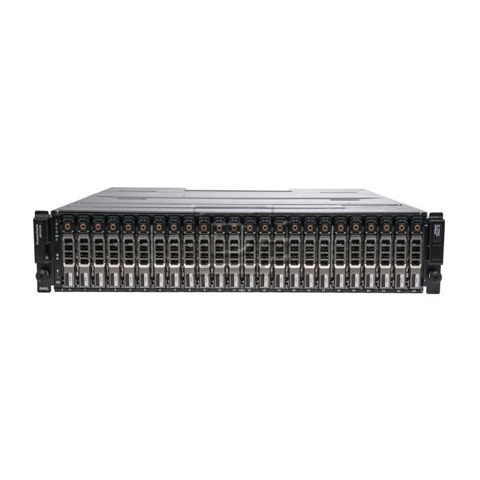 Storage Array Dell MD3220 24x2.5", 2x SAS 6Gb, 2x PSU, 2x SAS cable, rails