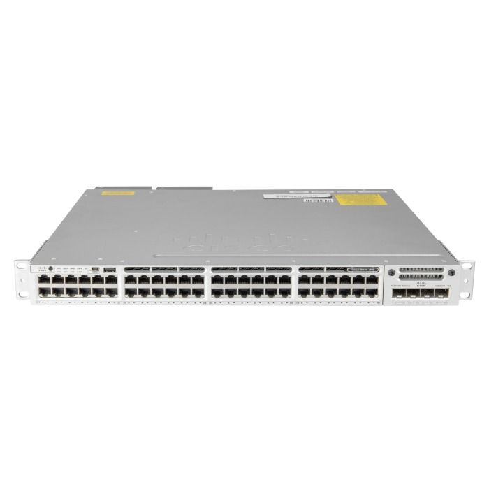 Switch Cisco Catalyst C3850-48U 48x1GbE RJ45 UPoE 4x10GbE SFP+, 2x PSU, 3x FAN F2R Normal Flow