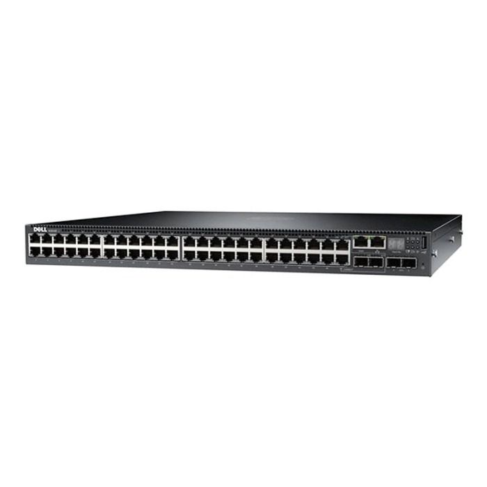 Switch Dell Networking N3048ET-ON 2x10GbE SFP+ 48x1GbE RJ45 F2R 