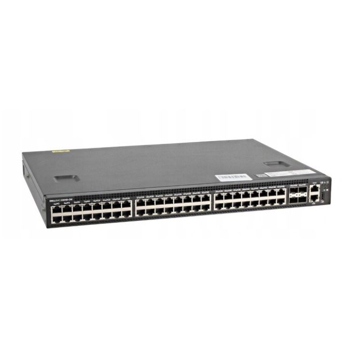 Switch Dell Networking S3048-ON 4x10GbE SFP+ 48x1GbE RJ45 F2R 2x PSU