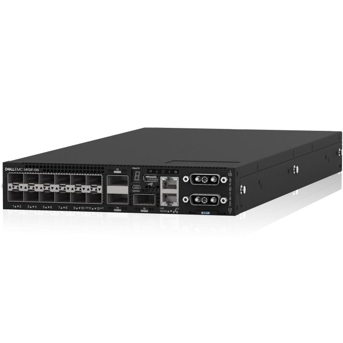 Switch Dell Networking S4112F-ON 3x100GbE QSFP28 12x10GbE SFP+ DC PSU F2R JK06J