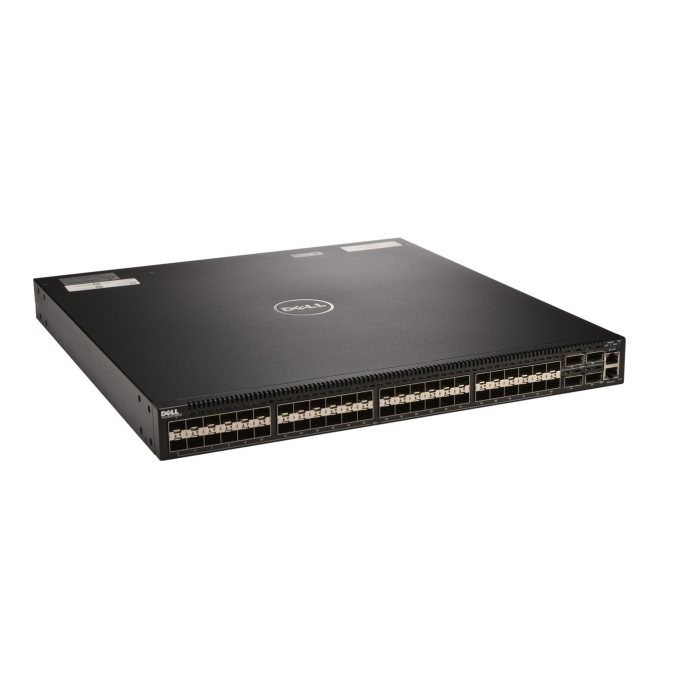 Switch Dell Networking S4810P 48x10GbE SFP+ 4x40GbE QSFP+ R2F Reverse Flow 2xPSU 2xFan