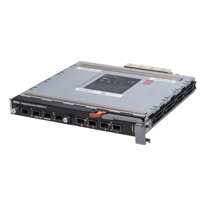 Switch Dell PowerConnect M8024-k 4x10GbE SFP+ 16x10GbE BASE-KR Internal 1xModule 4x10GbE SFP+