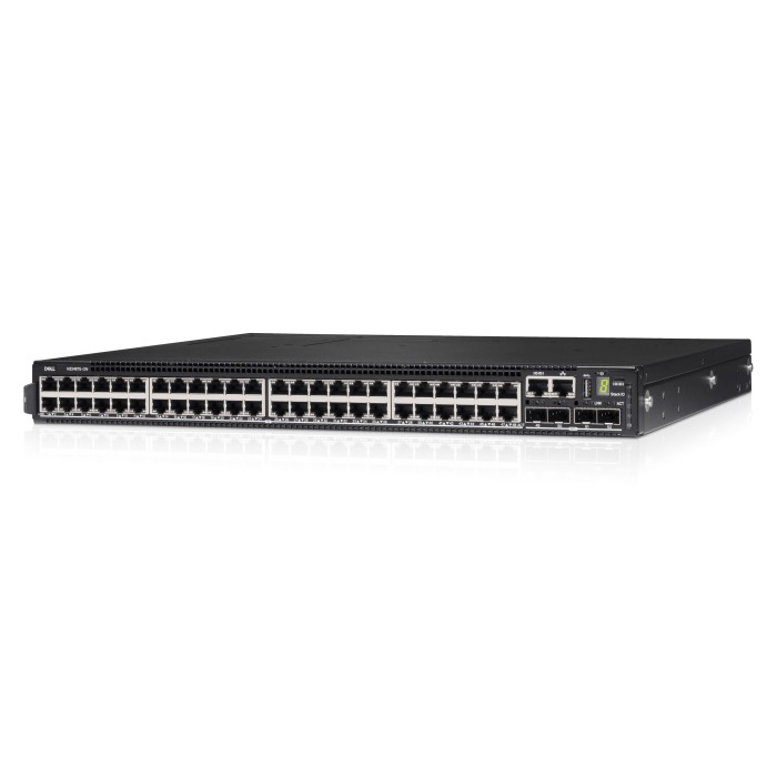 Switch Dell PowerSwitch N3248TE-ON 48x1GbE BASE-T 4x10GbE SFP+ 2x100GbE QSFP28 F2R, 2x PSU, 3x FAN