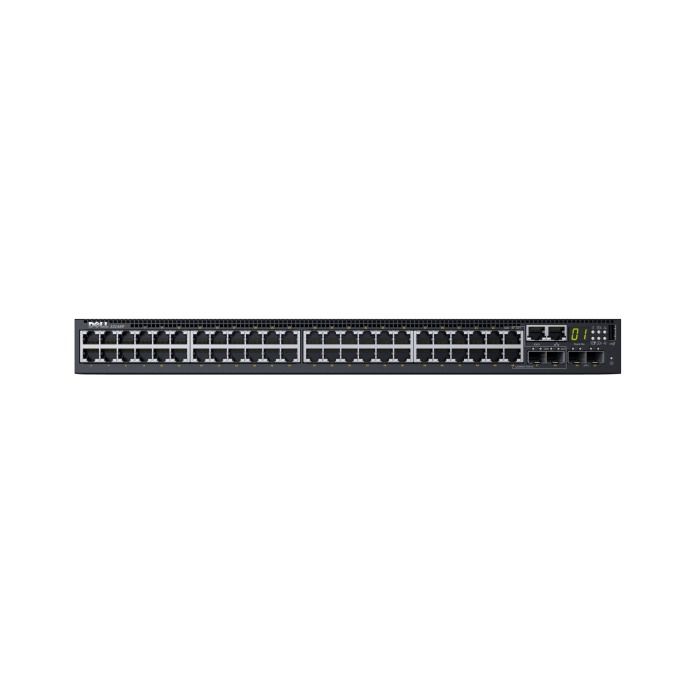 Switch Dell PowerSwitch S3148P 48x1GbE PoE+ 2x10GbE SFP+ 2x1GbE SFP 2xPSU, 1xFAN