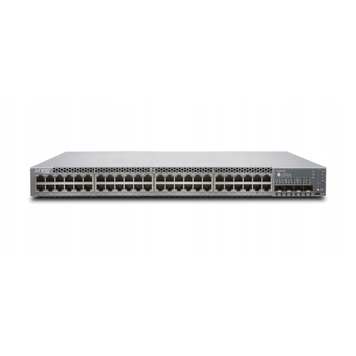 Switch Juniper Networks EX3400-48T-AFI 48x1GbE 4x10GbE SFP+ 2x40GbE QSFP+, 2xFAN R2F Reverse Flow, 1xPSU 150W AC