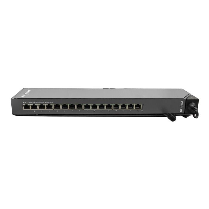 Switch NetGear Plus Click GSS116E 16x1GbE BASE-T Fanless