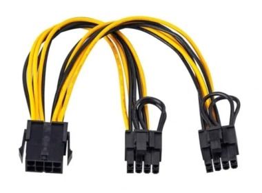 Cable 1x 8-PIN CPU (EPS) to 2x 8-PIN PCIe