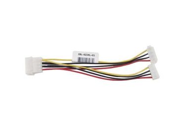 Cable for rear cage SuperMicro 4 PIN to 2x 4 PIN 6" CBL-0234L