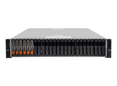 Dell PowerStore 500T storage array with 1x Base-T (4x10GbE) controller, 1x iSCSI (4x10/25GbE SFP28) controller, 6x 3.84TB SSD NVMe, rails