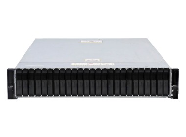 Dell PowerStore 5200T storage array with 2x FC (4x32Gb SFP28) controller, 6x 7.68TB SSD NVMe, rails