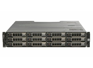 Disk-Array Dell PowerVault MD3200i mit 2x Dell PowerVault MD3200i iSCSI, 2x PSU, schienen und befestigungsteile