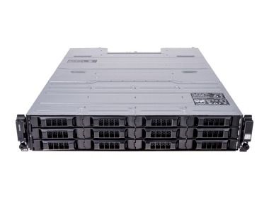 Disk shelf Dell PowerVault MD1400 with 2xEMM 4xSFF-8644 12Gb SAS, 2xPSU DC, rails