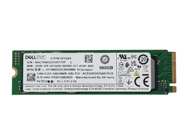 Dysk twardy Dell 960GB SSD NVMe PCIe 3.0x4 M.2 2280 RI 21GXV