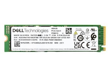 Hard drive Dell 480GB SSD NVMe PCIe 3.0 M.2 2280 TLC RI 3JC4V