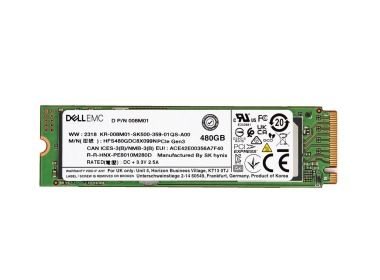 Hard drive Dell 480GB SSD NVMe PCIe 3.0x4 M.2 2280 RI 08M01
