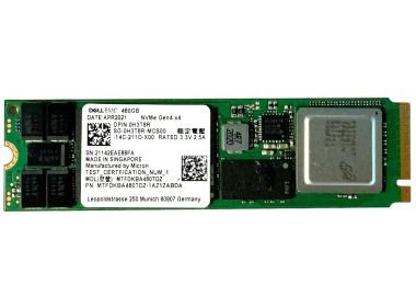 Hard drive Dell 480GB SSD NVMe PCIe 4.0x4 M.2 2280 TLC RI H3T8R
