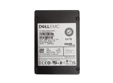 Hard Drive Dell 6.4TB SSD PCIe NVMe 4.0x8 U.2 2.5" TLC MU AES-256 F6V5P