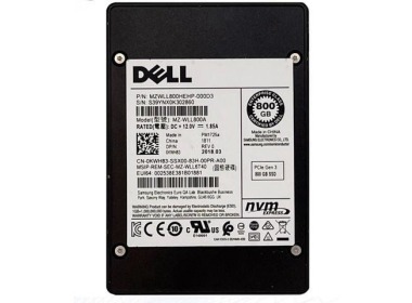 Hard drive Dell 800GB SSD PCIe NVMe PCIe 3.0x4 U.2 2.5" MLC MU KWH83