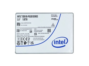 Hard drive Intel 1.92TB SSD NVMe PCIe 4.0x4 U.2 2.5" 3D TLC NAND RI 512 SSDPF2KX019XZN1