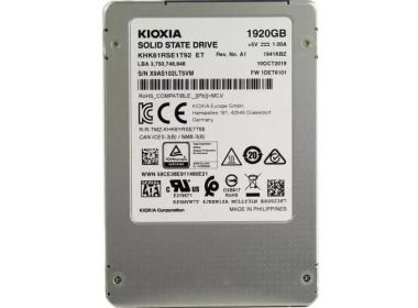 Hard drive Kioxia 1.92TB SSD SATA 6G 2.5" TLC KHK61RSE1T92