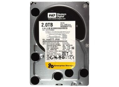 Hard drive WD 2TB 7.2K HDD SATA 3G 3.5" 512e 64MB WD2003FYYS-36W0B0