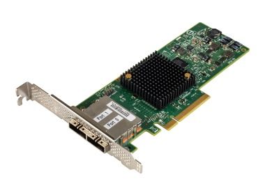HBA card SAS LSI 9207-8e PCIe 3.0x8 2x SFF-8088 6Gb SAS/SATA H3-25513-00D