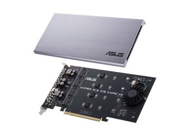 Kontroler dysków ASUS Hyper M.2 PCIe3.0x16 v2 4xM.2 90MC06P0-M0EAY0