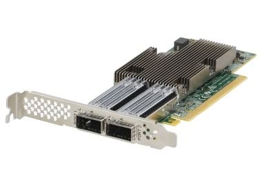 Network interface card Dell Broadcom BCM57508 2x100GbE QSFP56 PCIe 4.0 x16 FPM6F