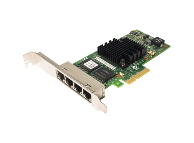 Network interface card Intel I350-T4 4x1GbE RJ45 PCIe 2.1 Adapter X8DHT