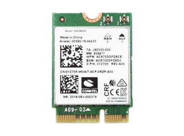 Network interface card Intel Wireless-AC 9462 M.2 2230 Wi-Fi 5 (802.11ac) Bluetooth 5.0 1275K