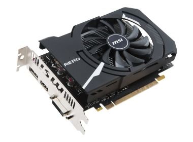 Network interface card MSI NVIDIA GeForce GTX 1050 Ti AERO ITX OC 4GB GDDR5