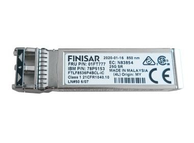 Optical transceiver IBM Finisar FTLF8536P4BCL SFP28 25Gb/s LC-LC Eth 850nm MM 01FT777